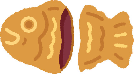 Korean winter snack Bungeoppang fish shaped bun