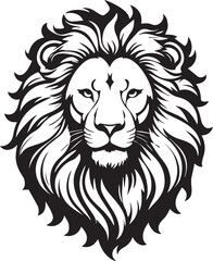 lion head vector