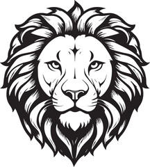 lion head vector