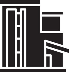 Modern Building Icon
