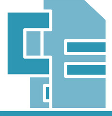 Obraz premium Modern Building Icon 