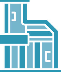 House and Apartment Building Icon
