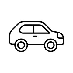 car rental icon icon, world tourism day line art, tourism icon - simple black line art icon of car rental icon, for world tourism daycelebrations. tourism vector art.