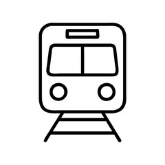 train icon icon, world tourism day line art, tourism icon - simple black line art icon of train icon, for world tourism daycelebrations. tourism vector art.