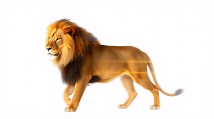 lion isolated on transparent background