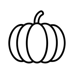 pumpkin icon, vegetarian day line art, vegetarian icon - simple black line art icon of pumpkin, or vegetarian day celebrations. vegetarian day vector art.