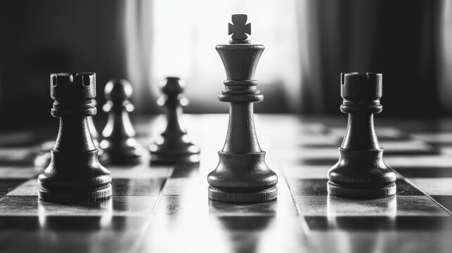 Chess. Chess pieces. Chess Board. Chess game.
