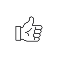 Thumbs Up line icon