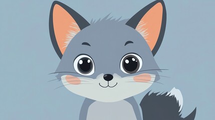 Cuddly Conundrum: The Enchanting Presence of a Cute Grey Fox in the Wild