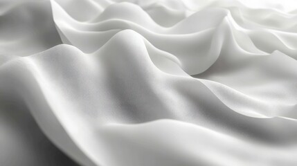 Obraz premium white abstract waves
