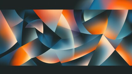 Obraz premium Abstract composition with vibrant colors and fluid shapes.