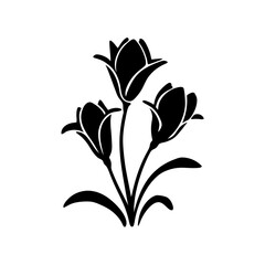 
Flower Floral Nature Icon Vector Silhouette