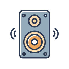 speaker icon vector illustration