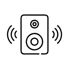 speaker icon vector illustration