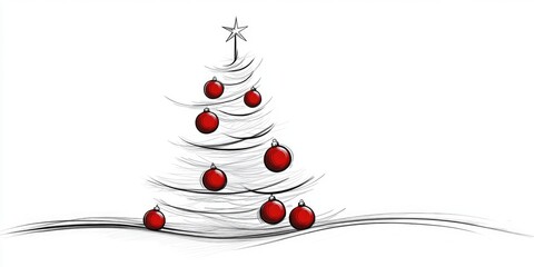 Christmas Tree with Ornaments