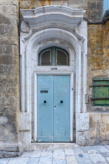 Multicoloured door in Valletta, Malta