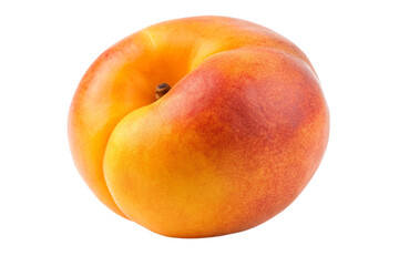 peach isolated on white background