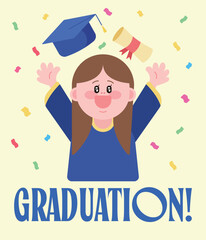 graduation graduate student celebration congratulation school university study graduating degree certificate veremony celebrating campus