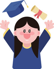 graduation graduate student celebration congratulation school university study graduating degree certificate veremony celebrating campus