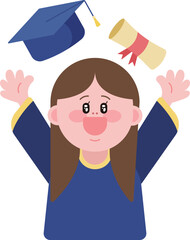 graduation graduate student celebration congratulation school university study graduating degree certificate veremony celebrating campus