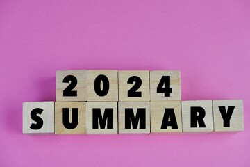 2024 review or summary as a year end concept