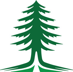 Fototapeta premium tree logo design vector style art