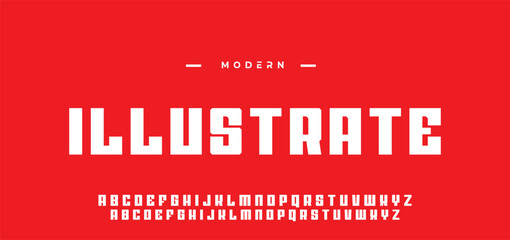 Minimal modern alphabet fonts. Typography minimalist neon urban digital fashion future creative logo font.