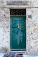 Multicoloured door in Valletta, Malta