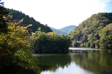 Fototapeta premium 鎌北湖（埼玉県入間郡毛呂山町）
