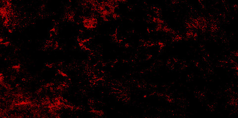 Abstract red grunge background with copy space. Dark red slate background toned classic color. old red color wall background texture. dirty rustic fire red texture.	