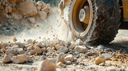 Quarry: A site for mining stone, sand, and gravel, providing crucial materials for construction and infrastructure development, from roads to foundations.
