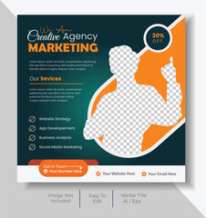 Corporate marketing business flyer template design