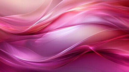 Fototapeta premium Abstract Pink and Red Wave Swirls Design