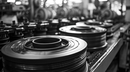 Rubber Factory: A production plant that processes rubber into products like tires, seals, and industrial components, supporting industries from automotive to manufacturing.
