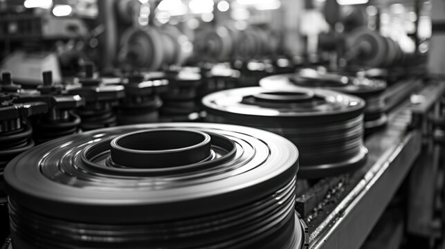 Rubber Factory: A production plant that processes rubber into products like tires, seals, and industrial components, supporting industries from automotive to manufacturing.
