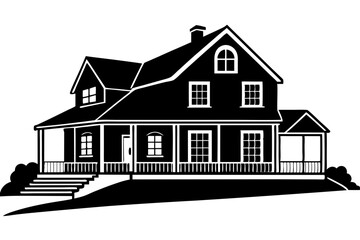 house sketch vector