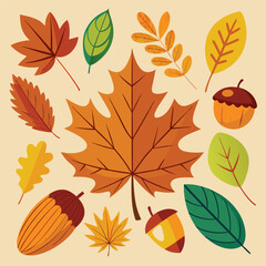 Autumn leaves design