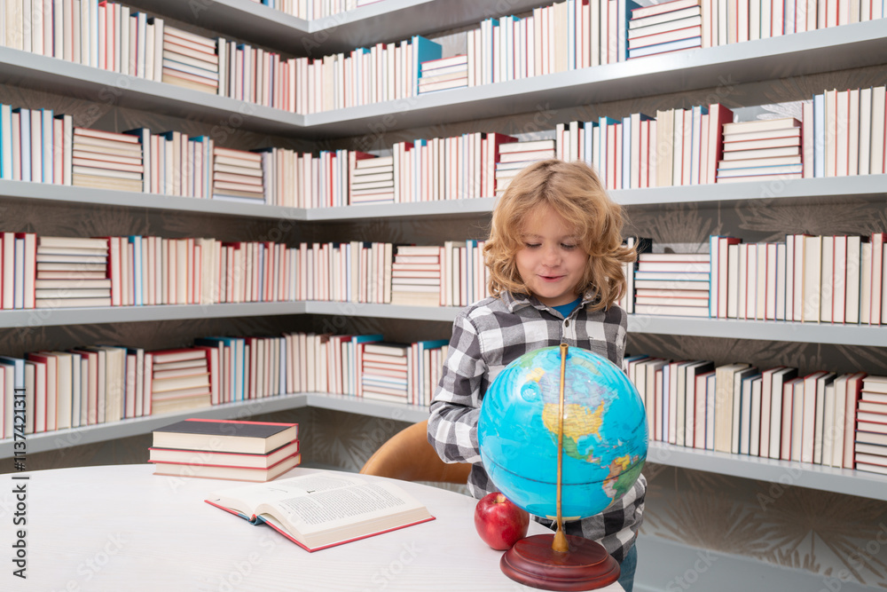 Poster school and students in classroom. education kids. child pupil student in the school class. studying 