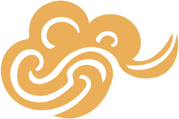 Chinese New year Cloud Silhouette
