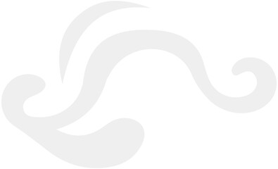 Fototapeta premium Chinese Smoke cloud Icon 
