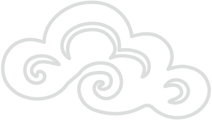 China cloud icon
