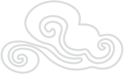 Fototapeta premium China cloud icon 