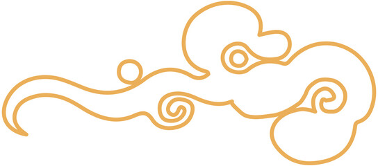 Chinese new year cloud icon
