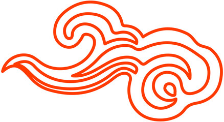 Chinese New Year cloud icon
