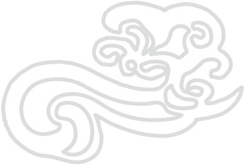 Chinese Smoke cloud icon
