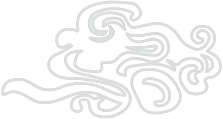 Chinese Smoke cloud icon
