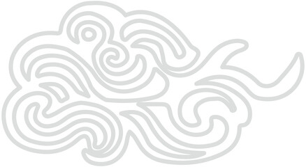 Chinese Smoke cloud icon
