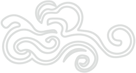 Chinese Cloud Outline
