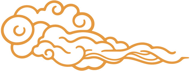 Chinese New Year cloud icon
