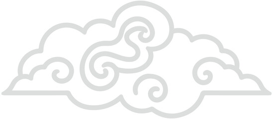 Chinese Smoke cloud icon
